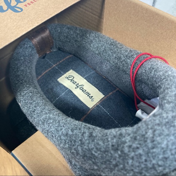 Dearfoams Men's Wool Blend Indoor/Outdoor Slippers - Picture 6 of 9